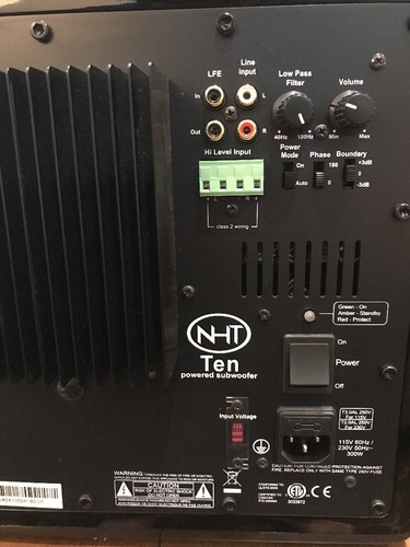 nht ten powered subwoofer